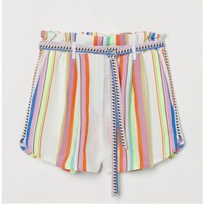 NWT Stylish Lemlen Stripe Short